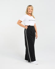 Frankie Pleat Pant | Black | Blackstone