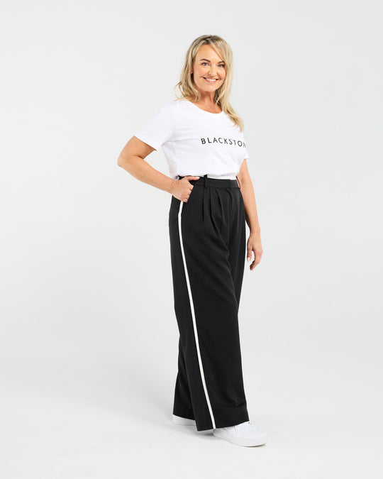 Frankie Pleat Pant | Black | Blackstone