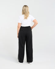 Frankie Pleat Pant | Black | Blackstone