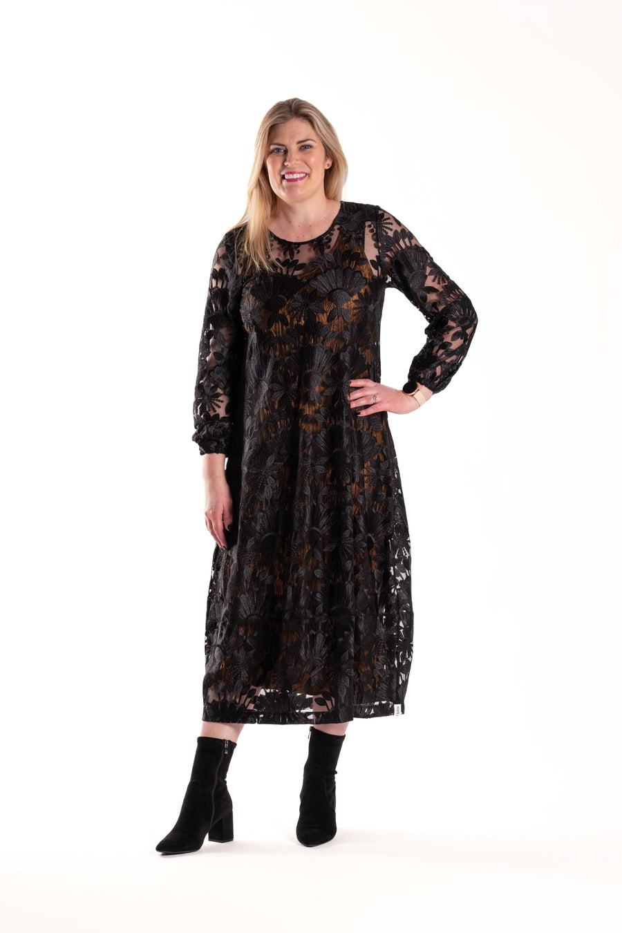 Connection Dress | Black Lace | Deeanne Hobbs