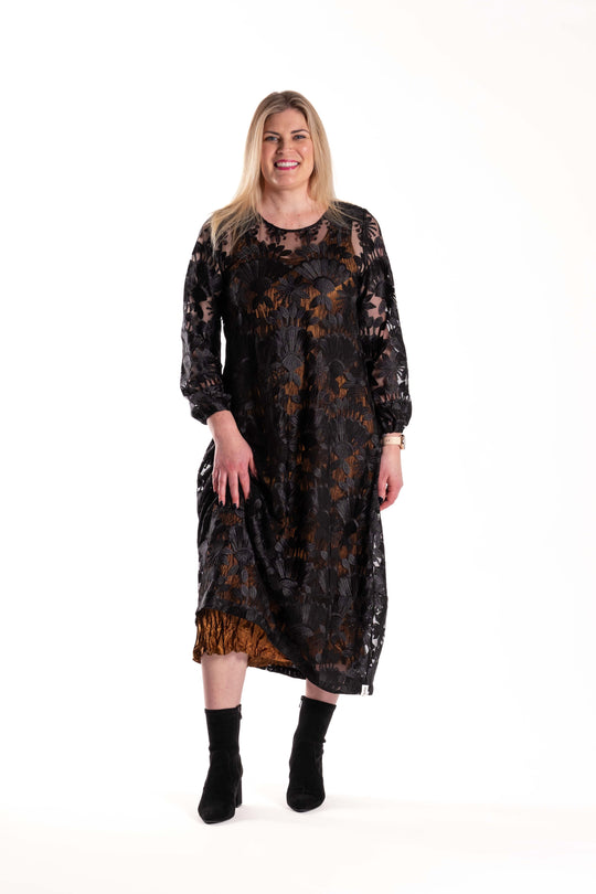 Connection Dress | Black Lace | Deeanne Hobbs