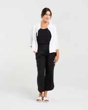 Victoria Zip Jacket | White | Blackstone