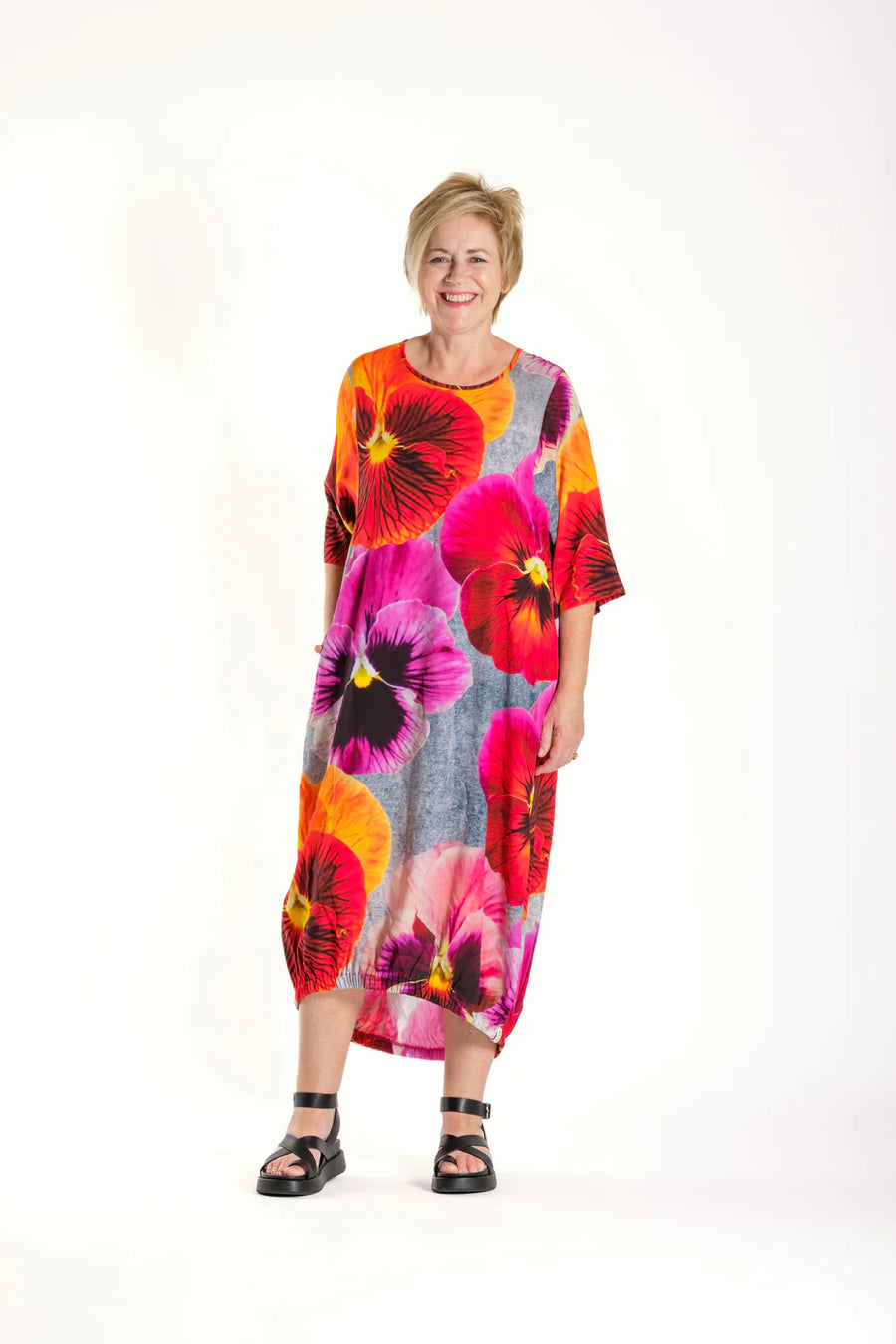 Cooper Dress | Lush Pansies | Deeanne Hobbs