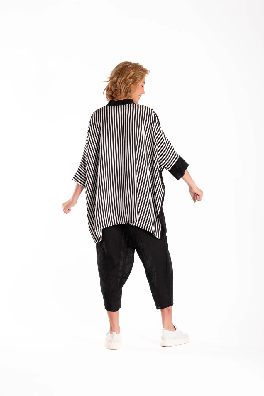 Sasha Shirt | Spotted Stripes | Deeanne Hobbs