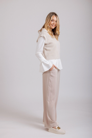 Sienna Pant | Oat | Mimoso