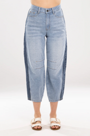 Double Denim Jean | Moss