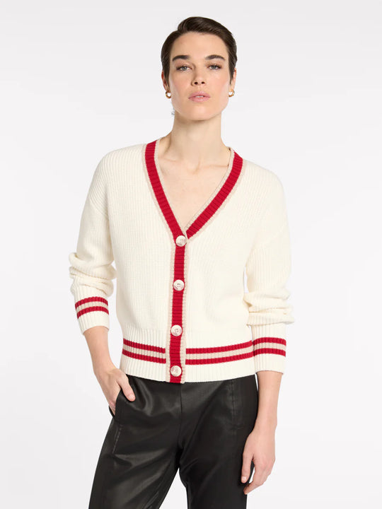 Racer Stripe Uni Cardi | Marco Polo