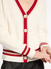 Racer Stripe Uni Cardi | Marco Polo