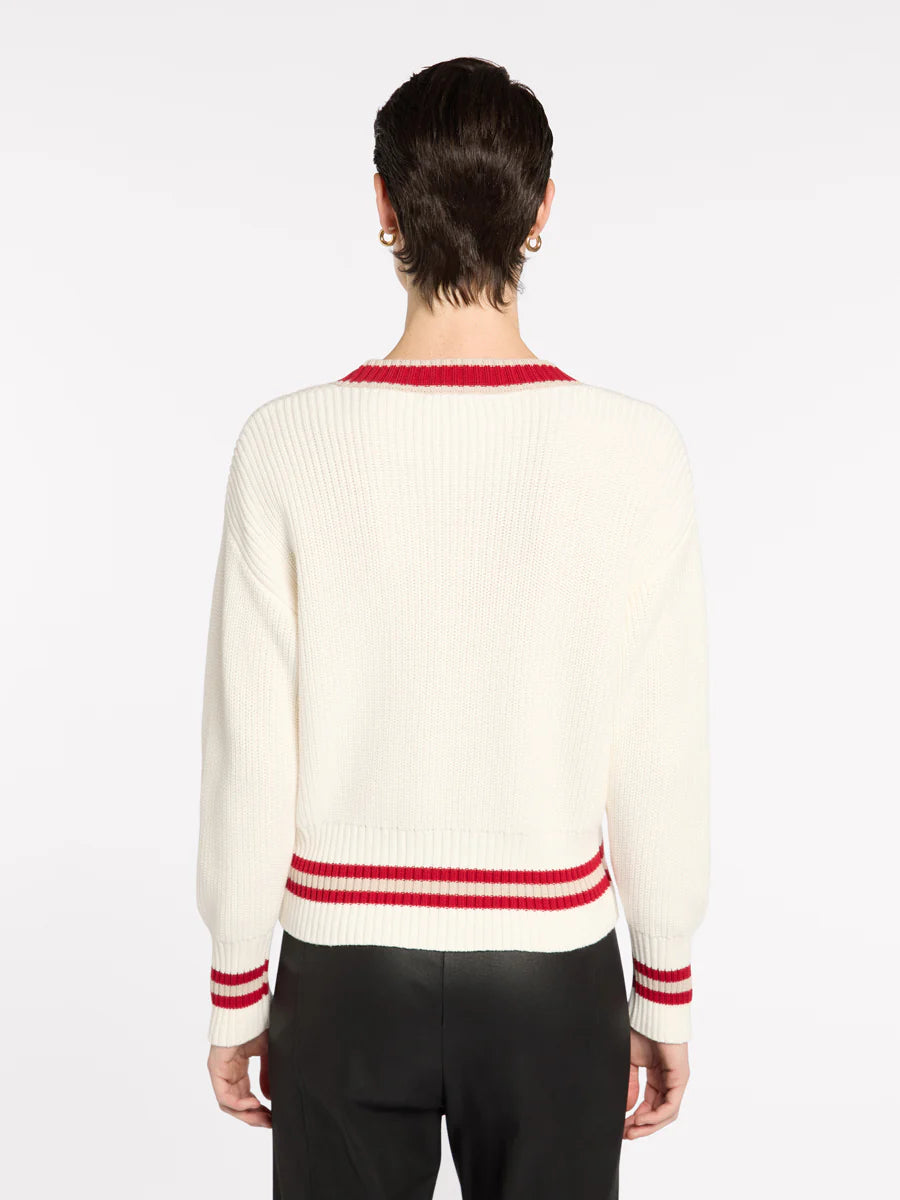 Racer Stripe Uni Cardi | Marco Polo