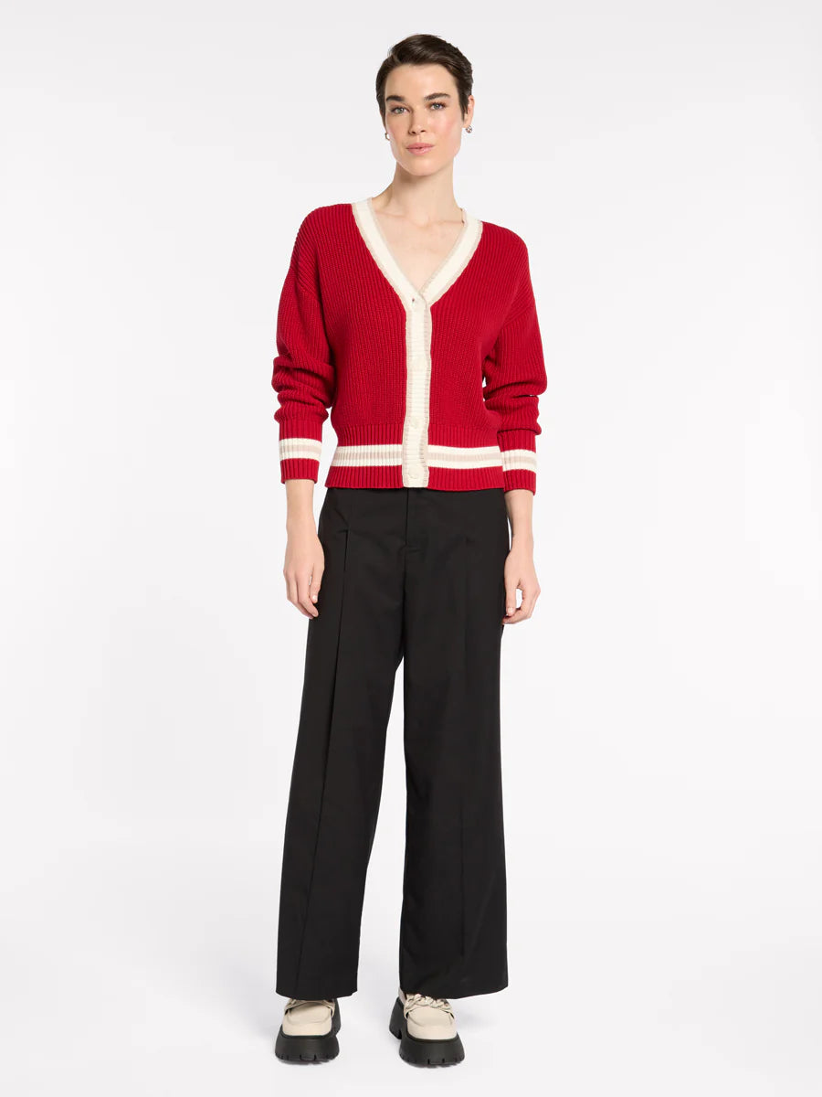 Racer Stripe Uni Cardi | Marco Polo