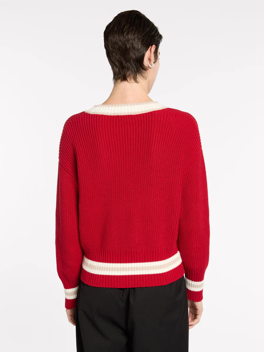 Racer Stripe Uni Cardi | Marco Polo