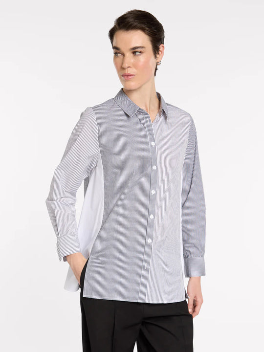 Spliced Stripe Shirt | Marco Polo