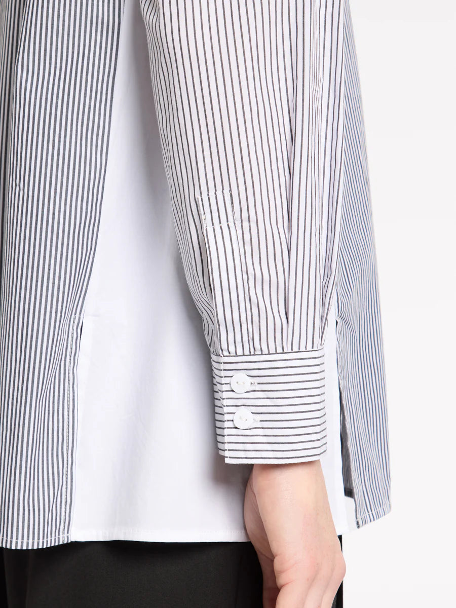 Spliced Stripe Shirt | Marco Polo
