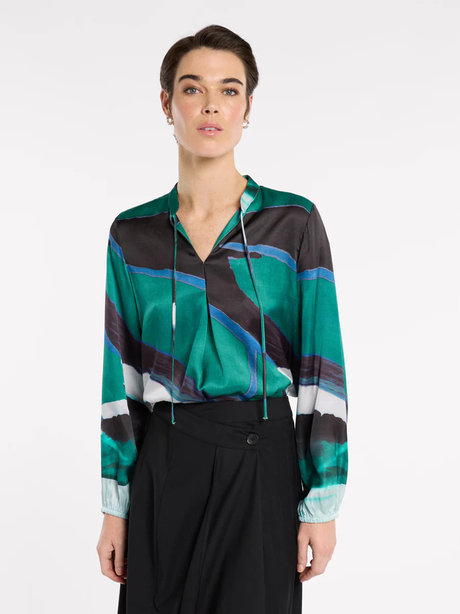 Emerald Illusion Blouse | Marco Polo