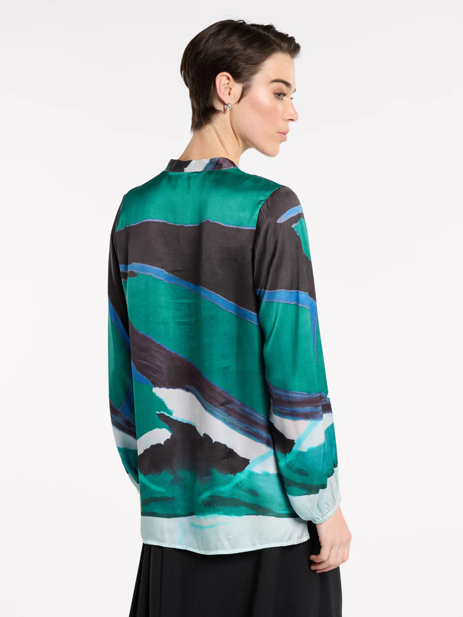 Emerald Illusion Blouse | Marco Polo