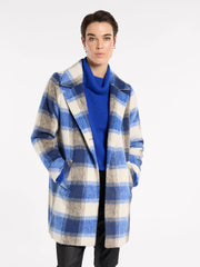 Brushed Check Coat | Marco Polo