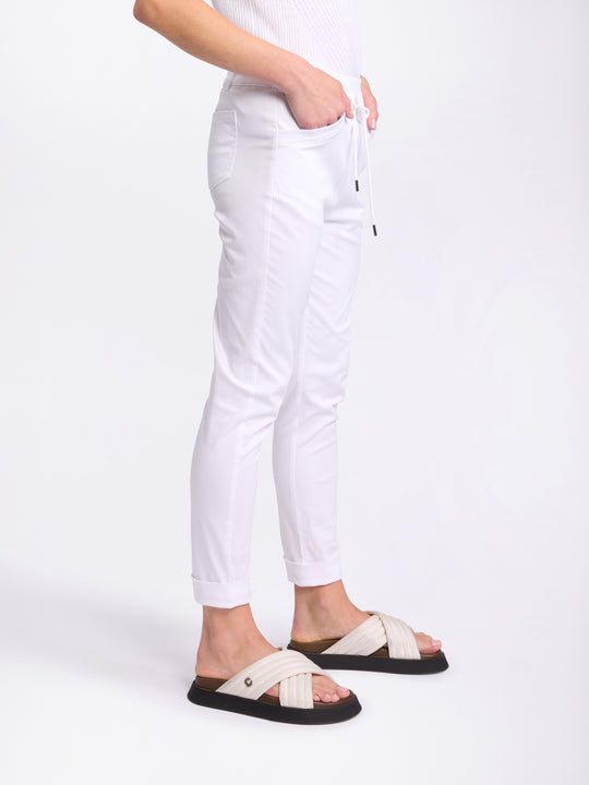 Relaxed Jogger | White | Marco Polo