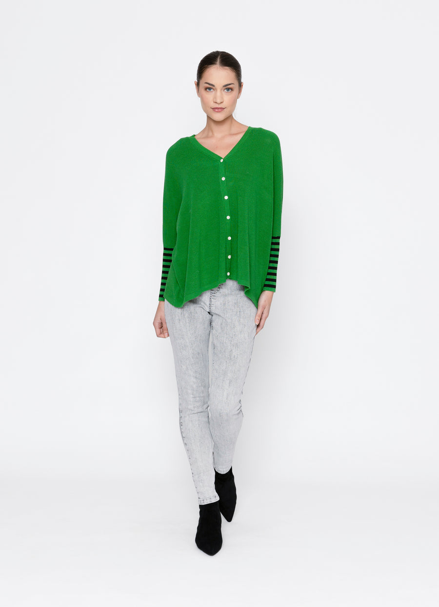 Grace Cardigan | Green | Two By Two Essentials