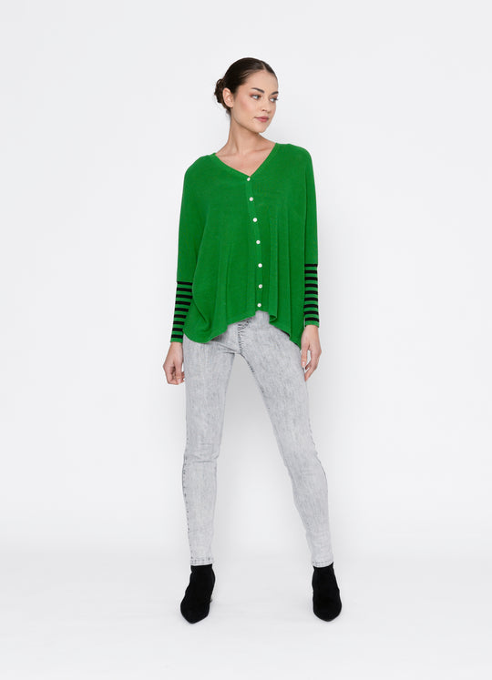 Grace Cardigan | Green | Two By Two Essentials