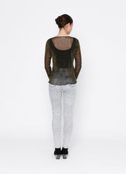 Solari Top | Gold Lurex | Two By Two Essentials