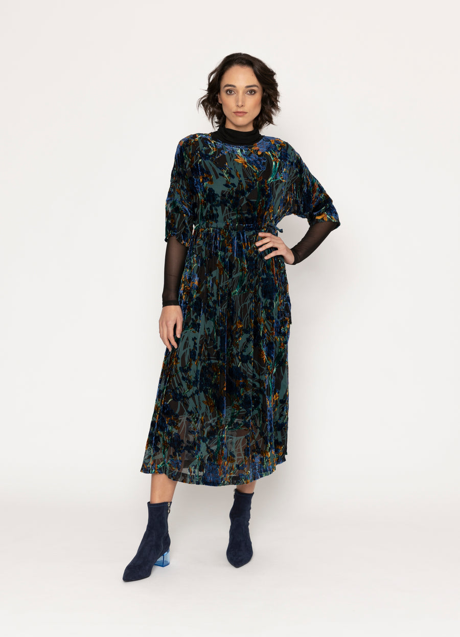 Yvonne Dress | Eden Print | Blacklist
