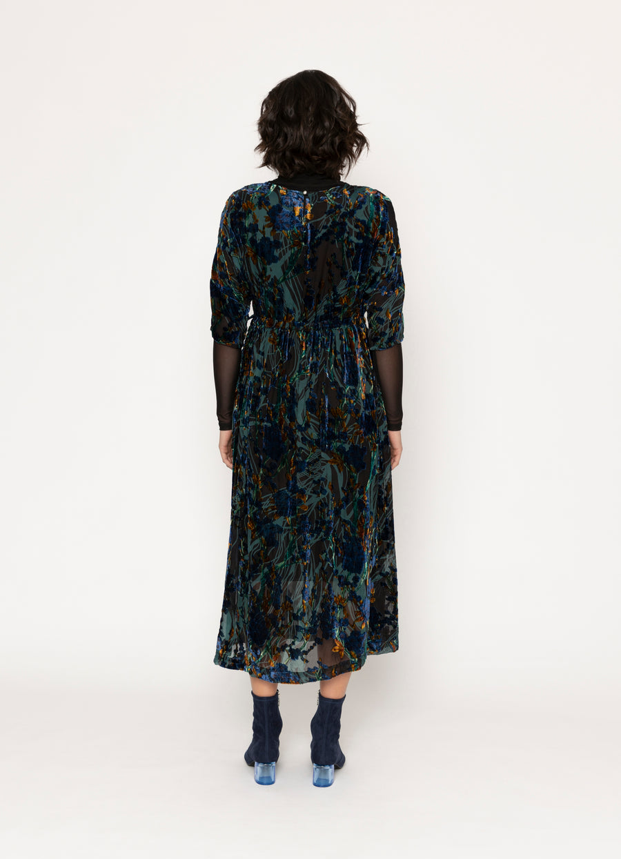 Yvonne Dress | Eden Print | Blacklist