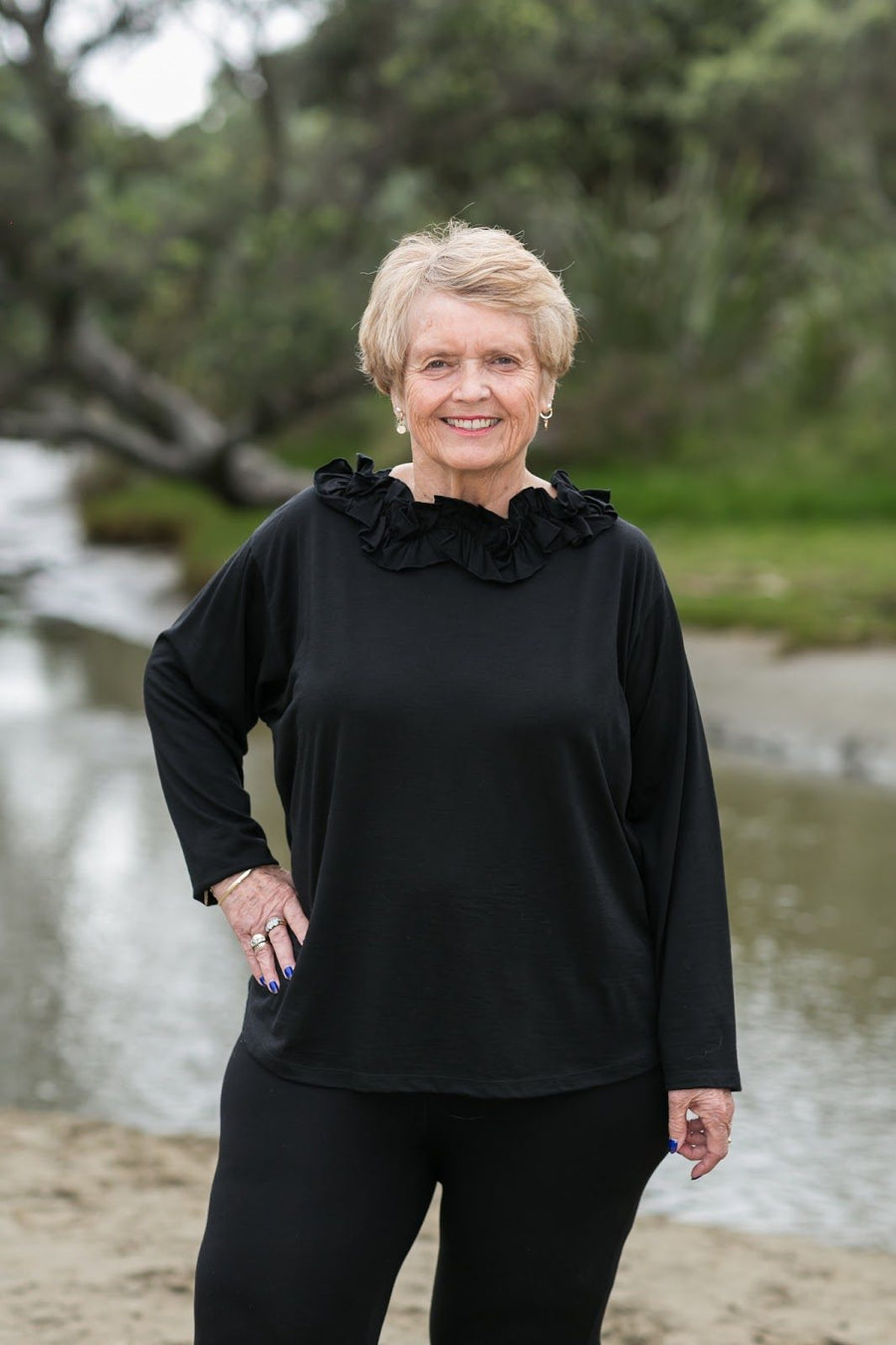 Frill Neck Top | OBR