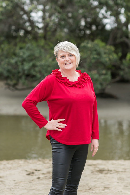 Frill Neck Top | OBR