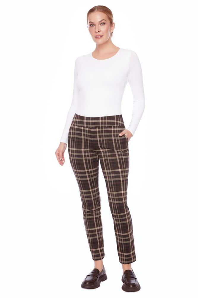 Mayfair Plaid Jacquard Slim Pant | Mayfair | UP!