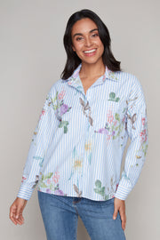 7885 Woven Top | Carre Noir