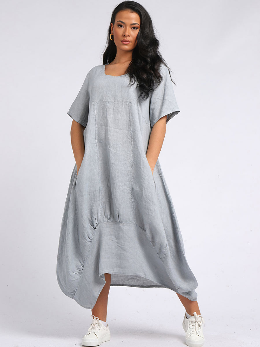 Ava Dip Hem Dress | Beau