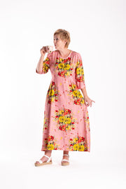 Pleated Dress | Luminous Floral | Jellicoe