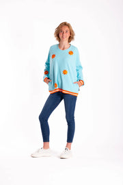 Sweat | Teal/Orange | Jellicoe