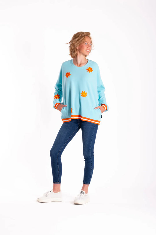 Sweat | Teal/Orange | Jellicoe