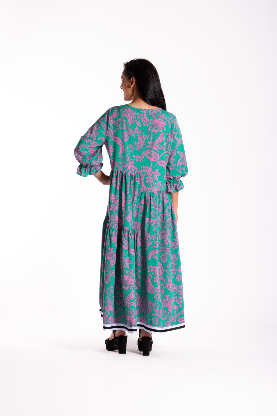 Patrice Dress | Pink Jungle | Jellicoe