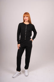 Cropped Cardi | Black | Bridge and Lord
