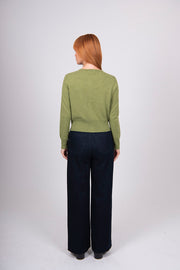 Cropped Cardi | Wasabi | Bridge & Lord