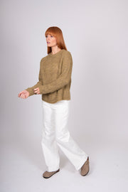 Alpaca Cable Pullover | Lichen | Bridge & Lord