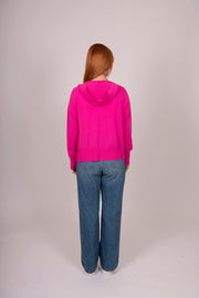 Hayley Zip Hoodie | Fuchsia | Bridge & Lord