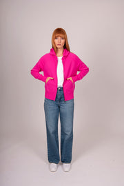 Hayley Zip Hoodie | Fuchsia | Bridge & Lord