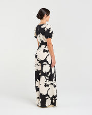Juliana Tie Waist Jumpsuit | Black | Blackstone