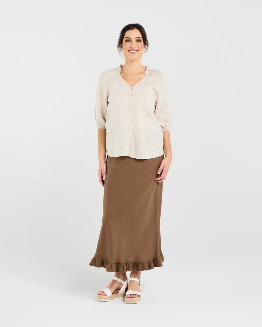 Justine Frill Blouse | Summer | Blackstone