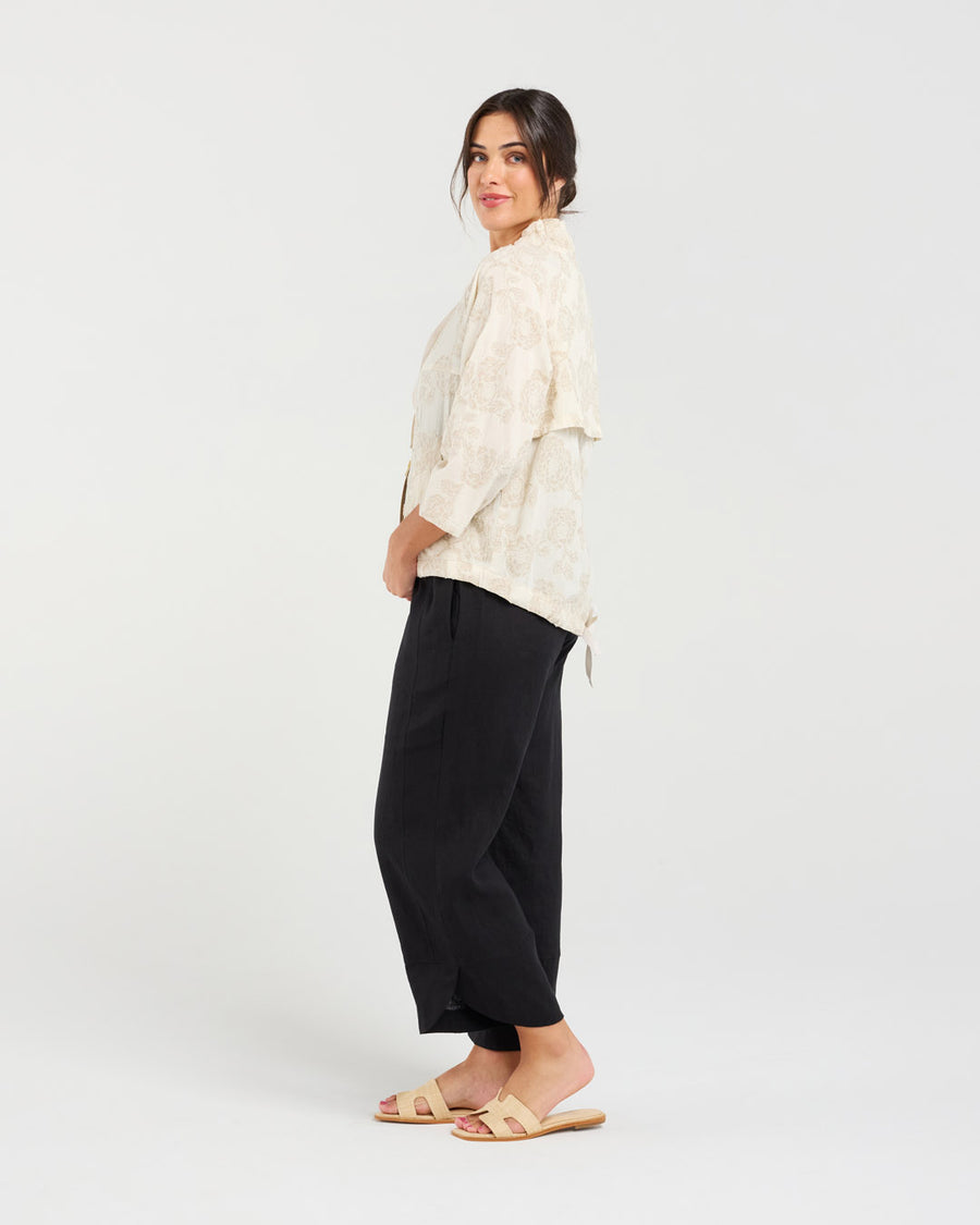 Jacquard Zip front Jacket | Blackstone