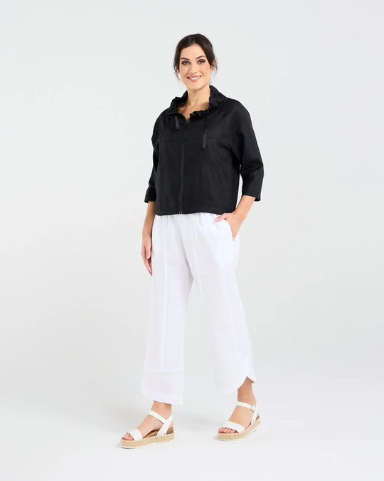 Victoria Zip Jacket | Black | Blackstone