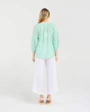 Colette Gathered Top | Mint | Blackstone