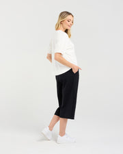 Bridie Bow Tie Tee | White | Blackstone
