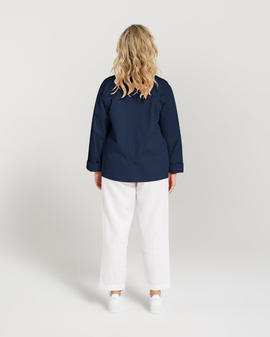 Two Pocket Cotton Jacket | Blackstone