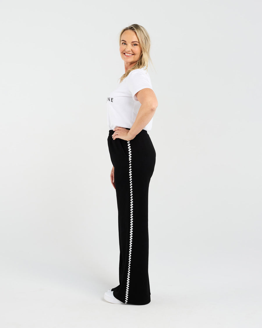 Georgie Lounge Pants | Black | Blackstone