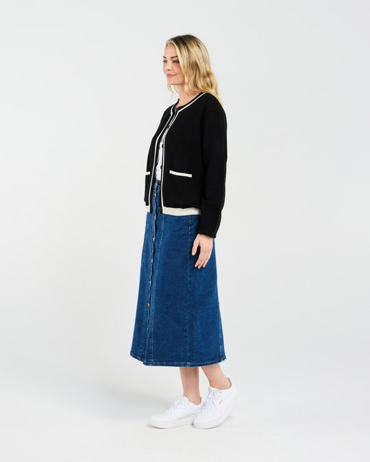 Stacey Cardigan | Black | Blackstone