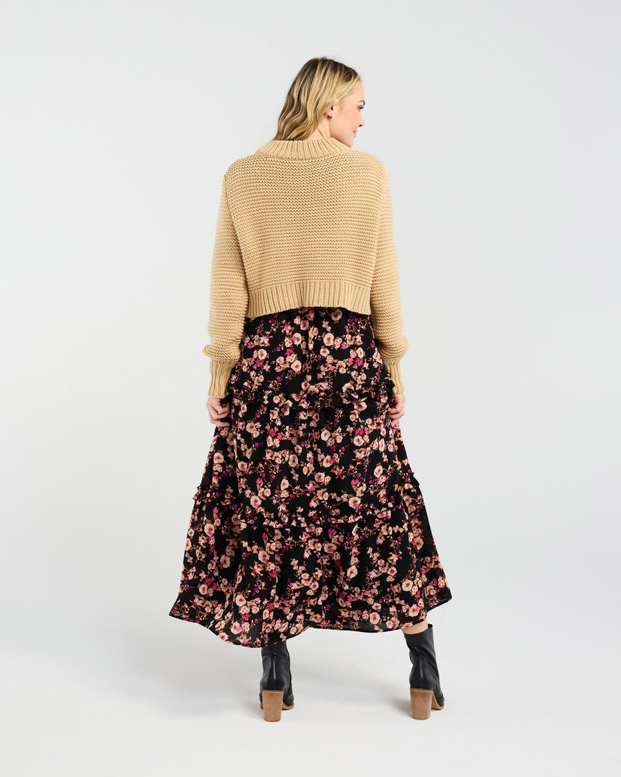 Becca Crop Knit | Oat | Blackstone